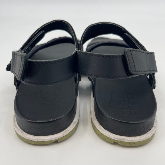 Sorel Black Patent Leather Sandals | Classic Style - Picture 3 of 8